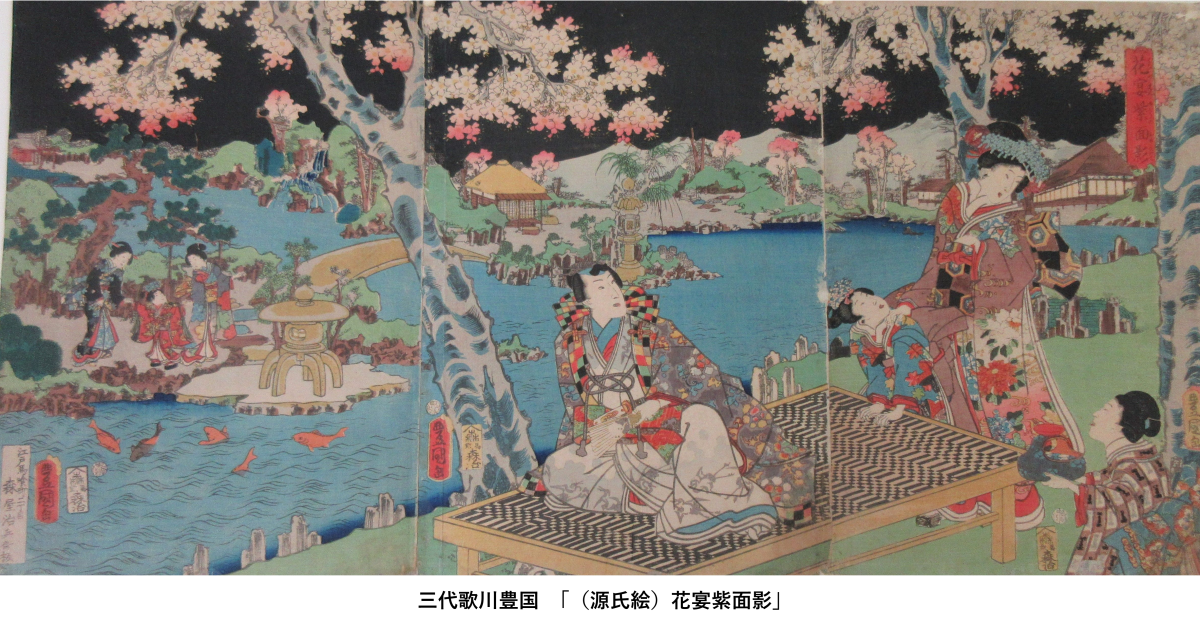 翠渓雨霞図(新緑に滝)】川島梅関 1008 共箱 掛け軸 肉筆 山元春挙門下